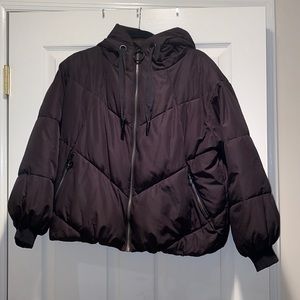 ZARA BLACK PUFFER COAT